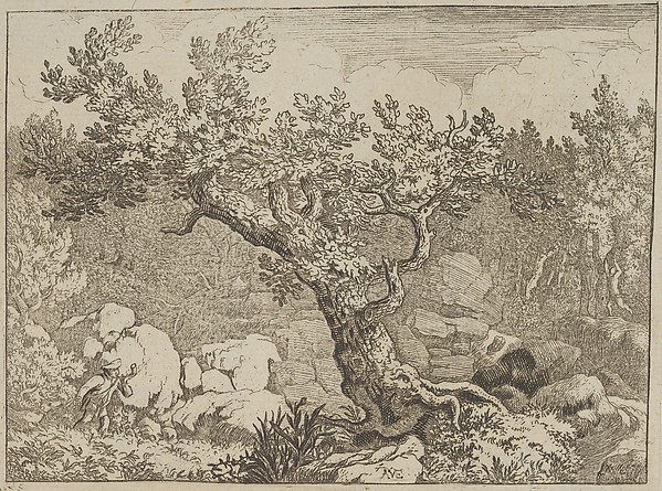 Allart van Everdingen, The Sportsman near the Large Tree