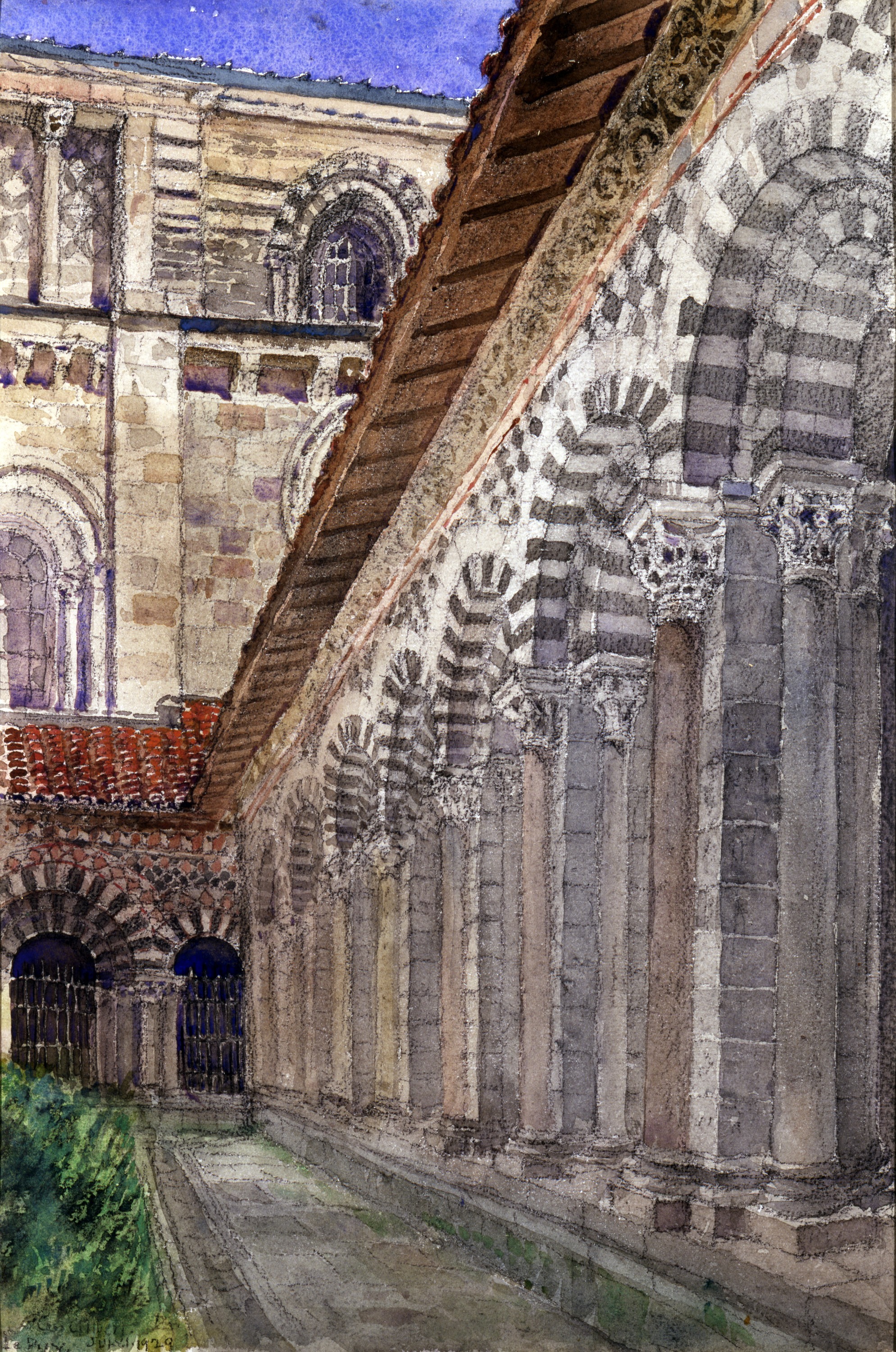 Cass Gilbert, Cathedral Cloister at Le Puy