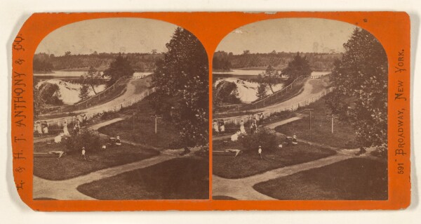 Edward and Henry T. Anthony & Co., Norton House Grounds, Pompton N.J. [View on the New York and Oswego Midland Railroad]