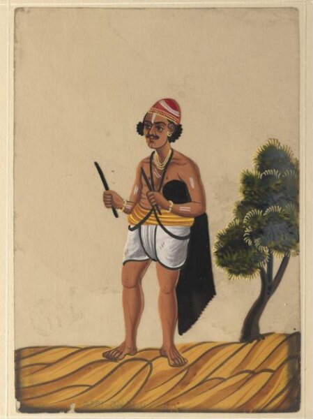 Unknown, One of forty paintings illustrating modes of transport, occupations, entertainers, ascetics and Muharram subjects.