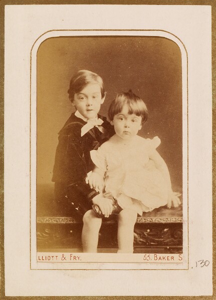 Elliott & Fry, [Portrait of two children]