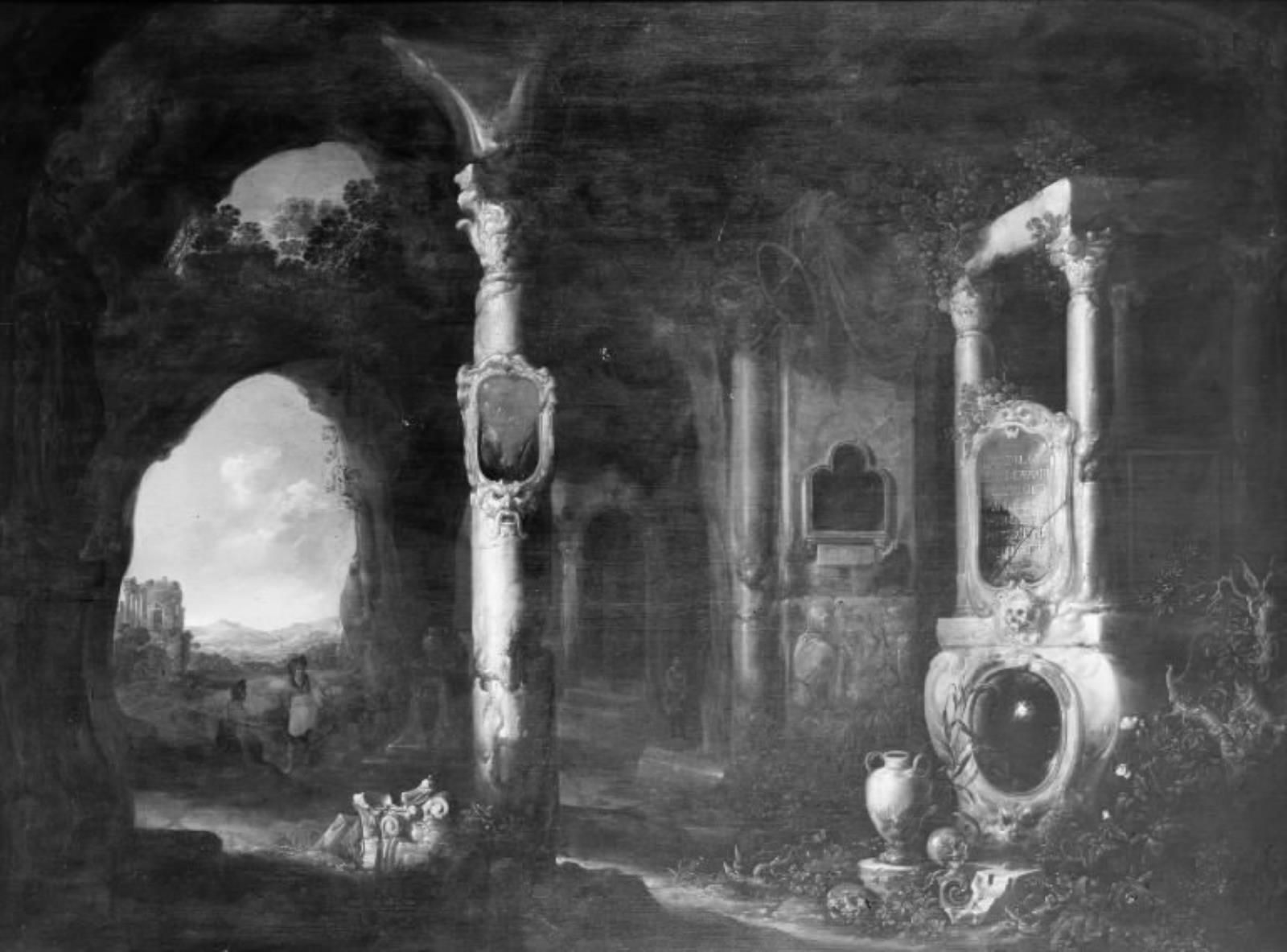 Charles Cornelisz. de Hooch, En fantastisk grotte