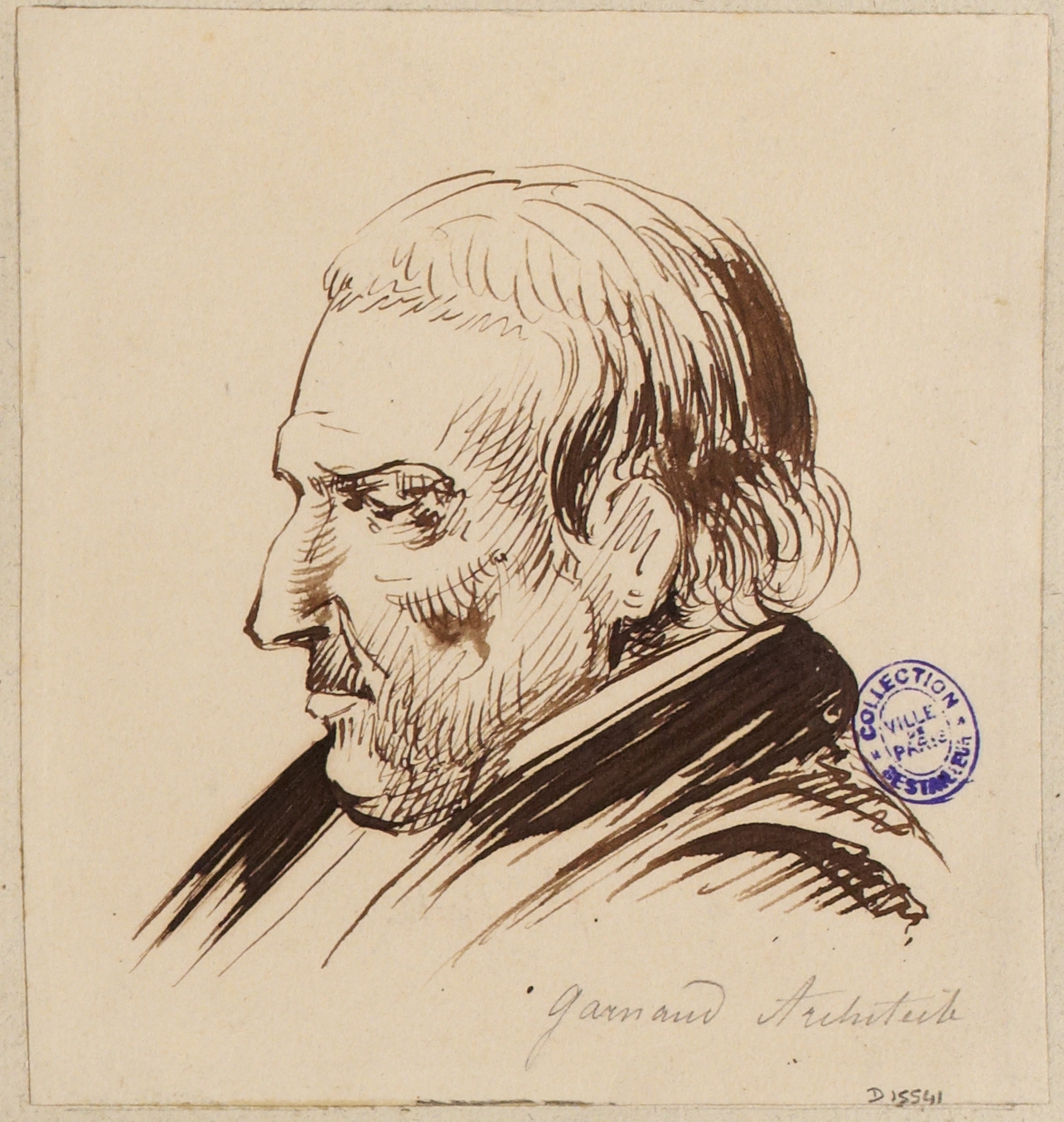 Anonyme, Portrait de l'architecte Garnaud