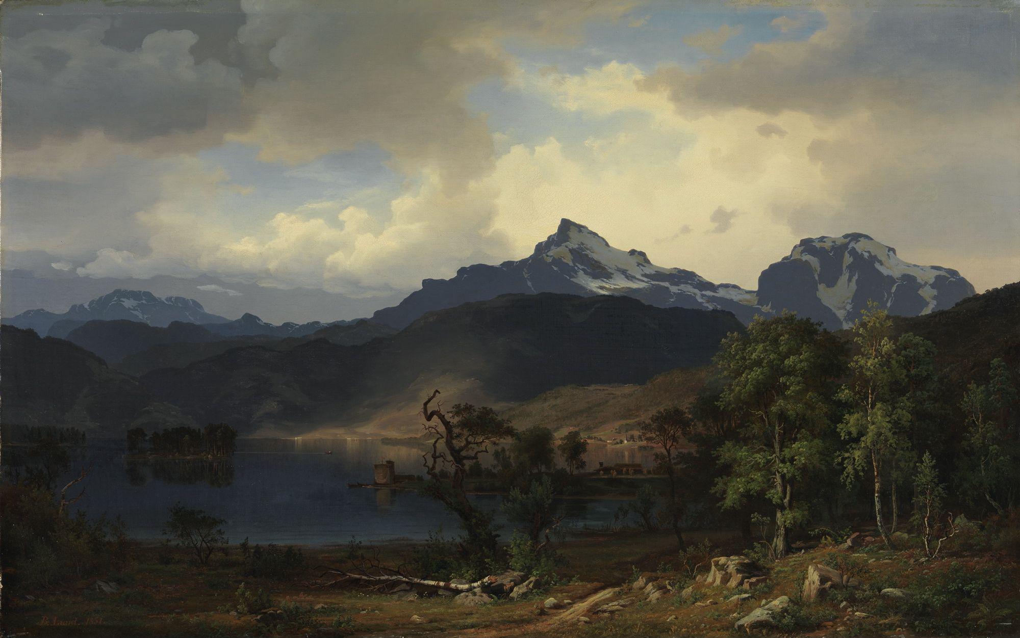 Bernt Lund, View from Ulvik in Hardanger
