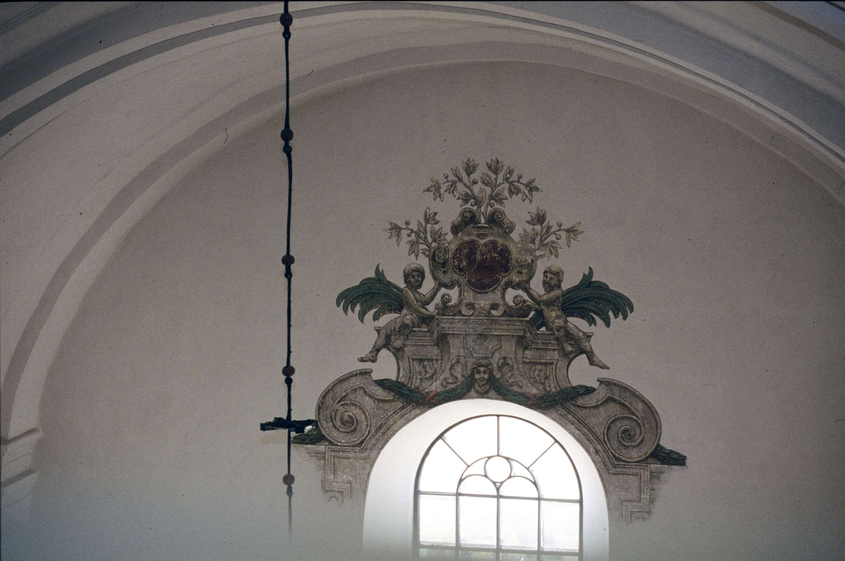 Rune Hammarling, Kalkmålning i Bälinge kyrka, Bälinge socken, Uppland 1989