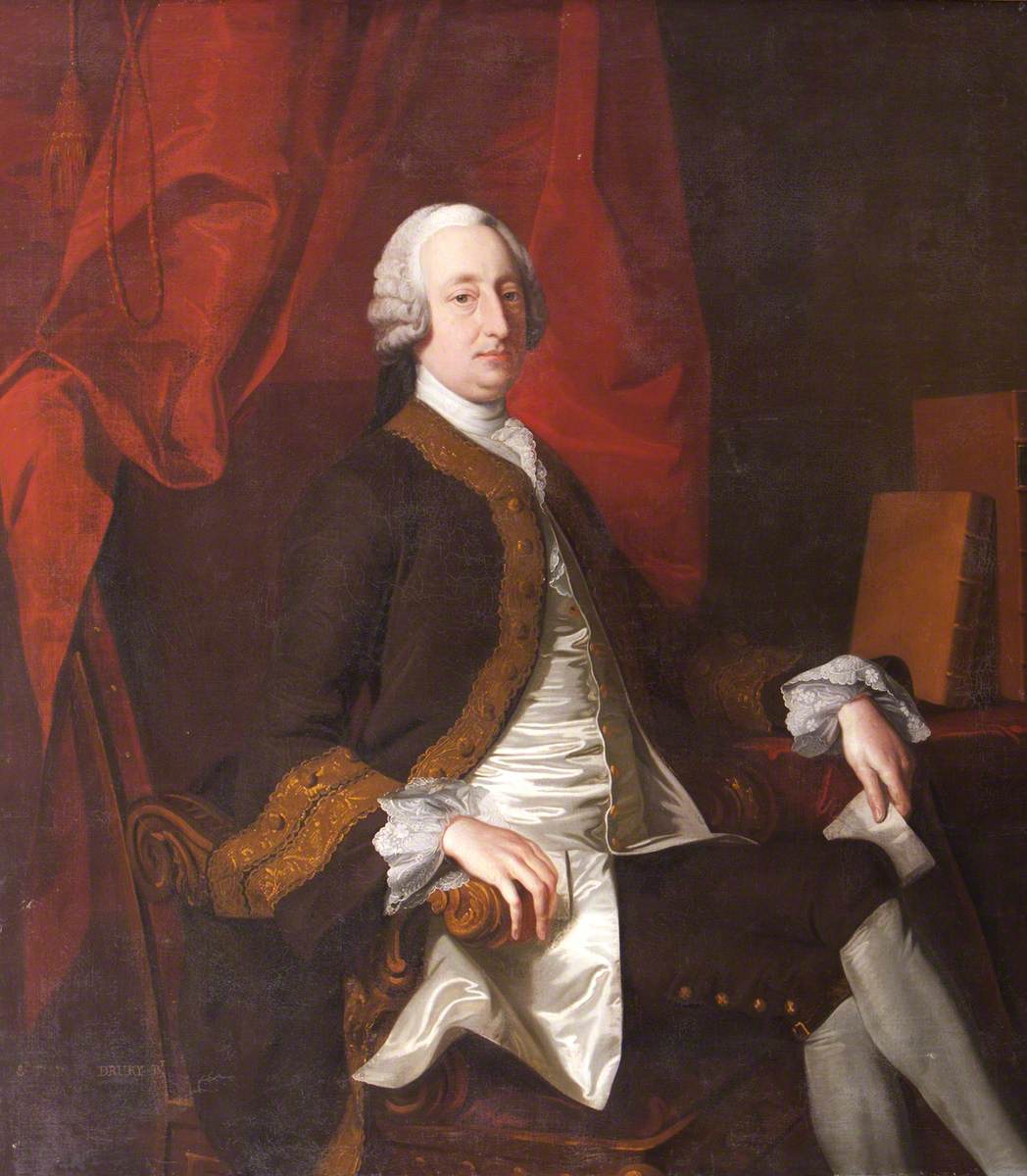 Thomas Hudson, Lieutenant-General Sir Thomas Drury, Bt of Overstone (1712-1759)