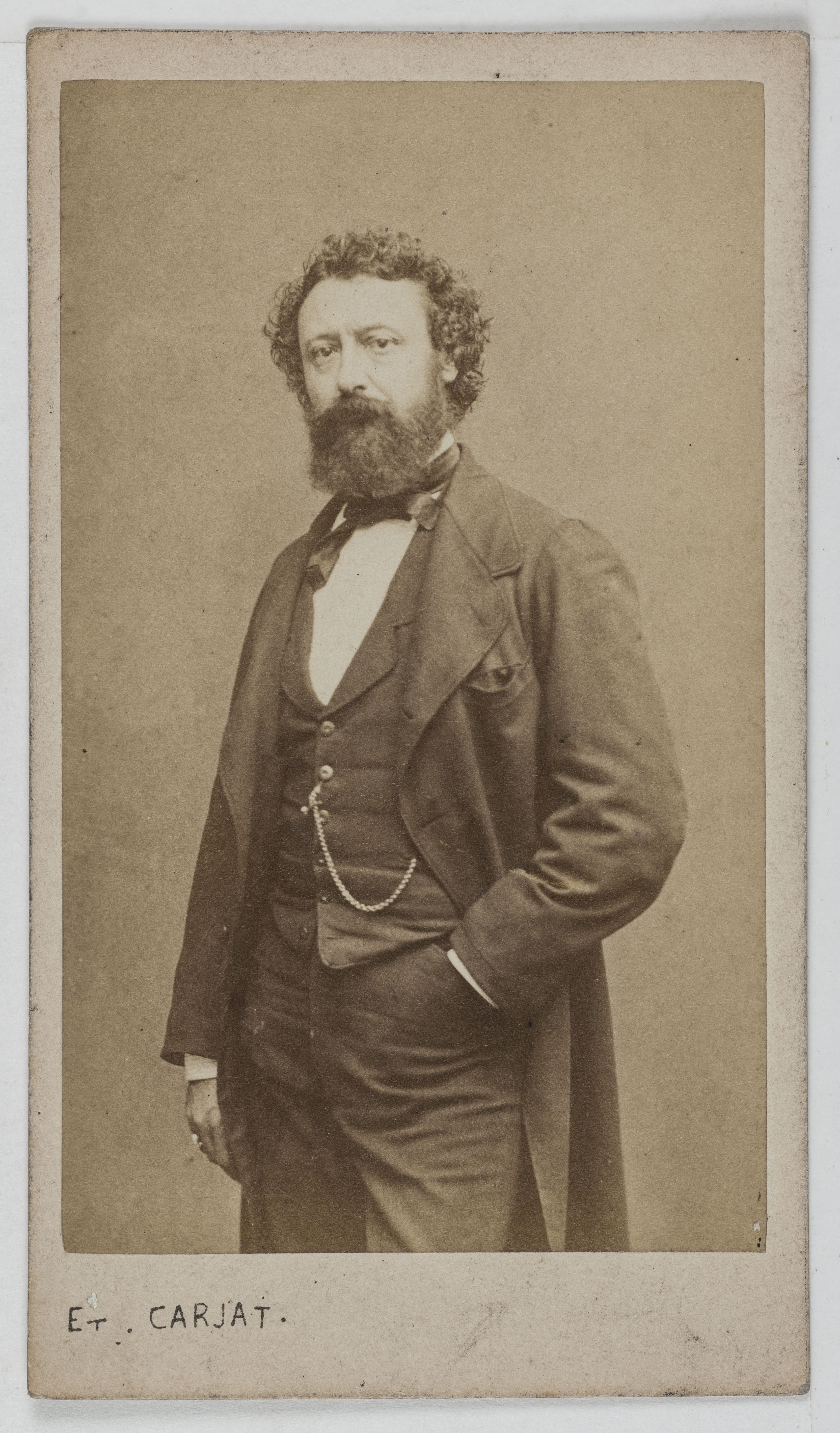 Carjat & Cie, Portrait d'Amédée Pastelot (1820-1870), peintre.