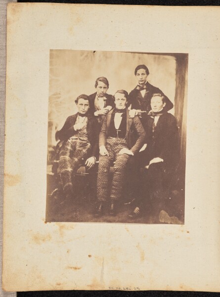 Jakob Höflinger, [Portrait of five young men]