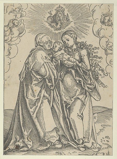 Lucas Cranach the Elder, St Anne and the Virgin with the Child
