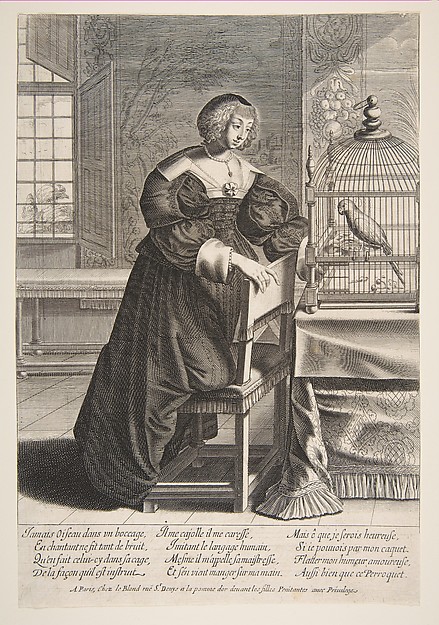 Abraham Bosse, The Parrot