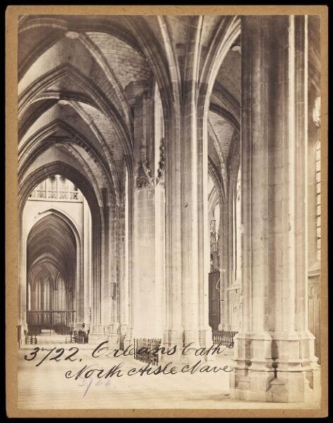 Francis Frith, Orleans Cath'l.  North Aisle Nave