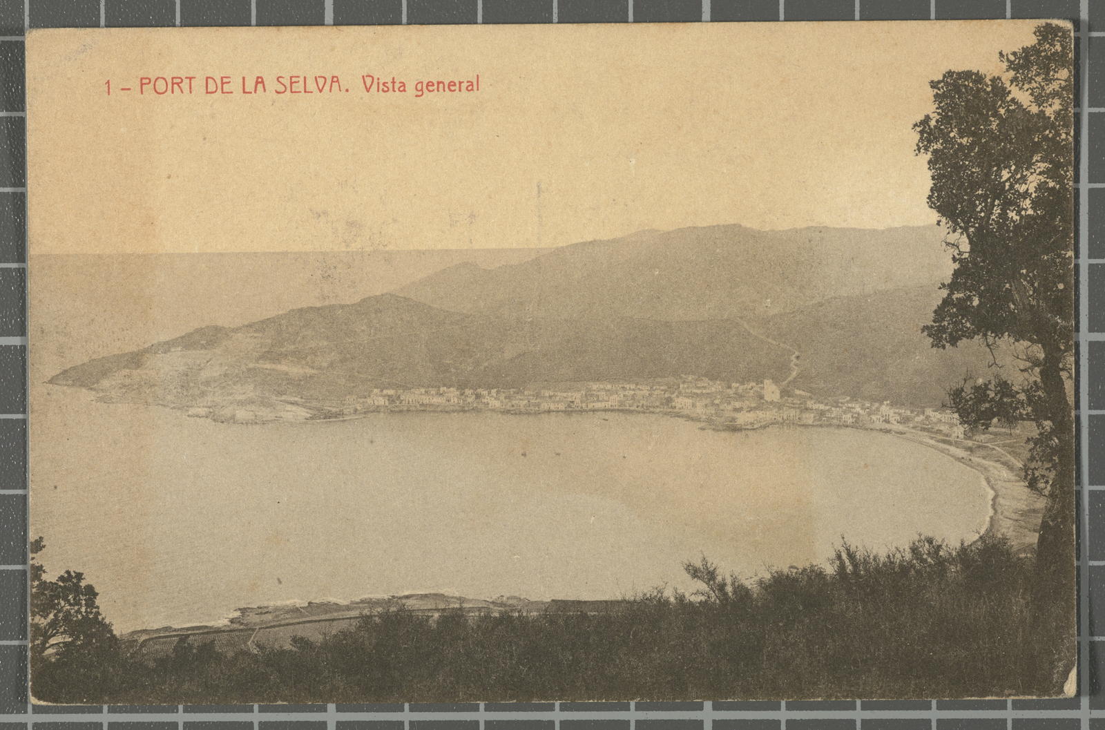 Desconegut, 1 - Port de la Selva. Vista general