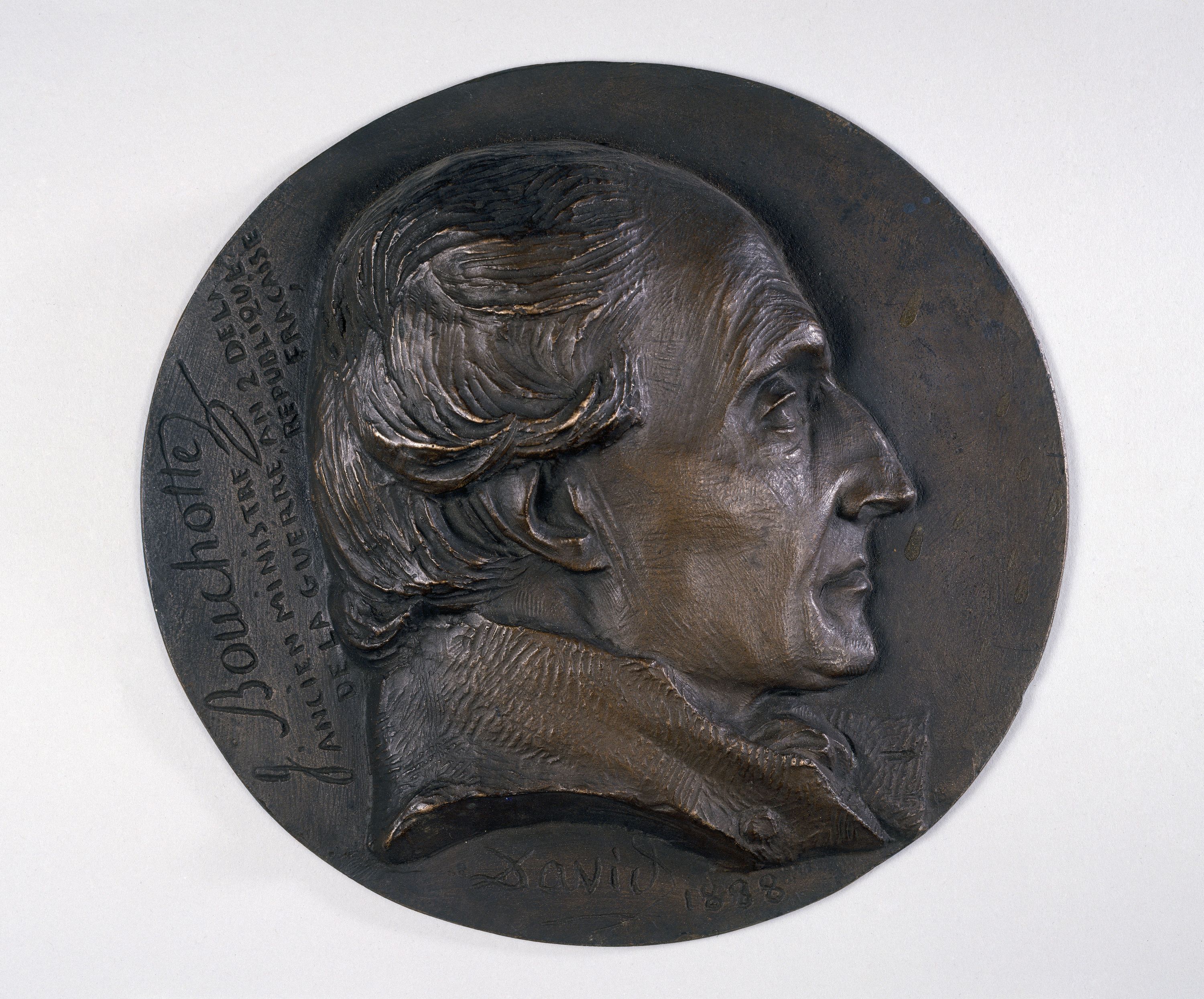 David d'Angers, Portrait de Jean-Baptiste-Noël Bouchotte (1754-1850) militaire