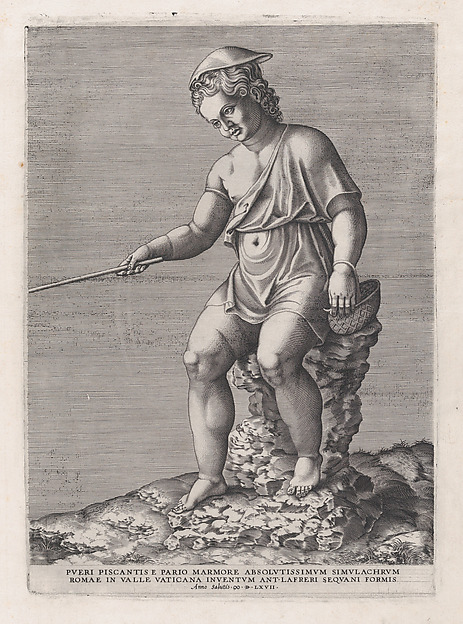 Anonymous, The Little Angler, from "Speculum Romanae Magnificentiae"