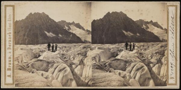 Adolphe Braun, Glacier d'Alesson