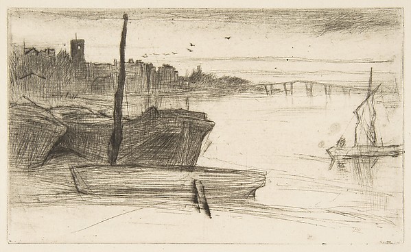 James McNeill Whistler, Chelsea Bridge and Church