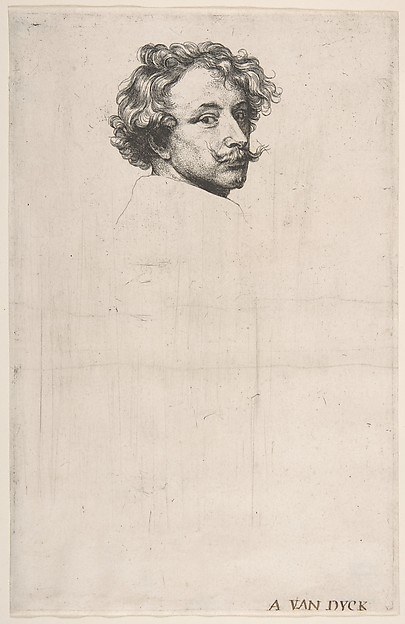 Anthony van Dyck, Self-Portrait, from "The Iconography"