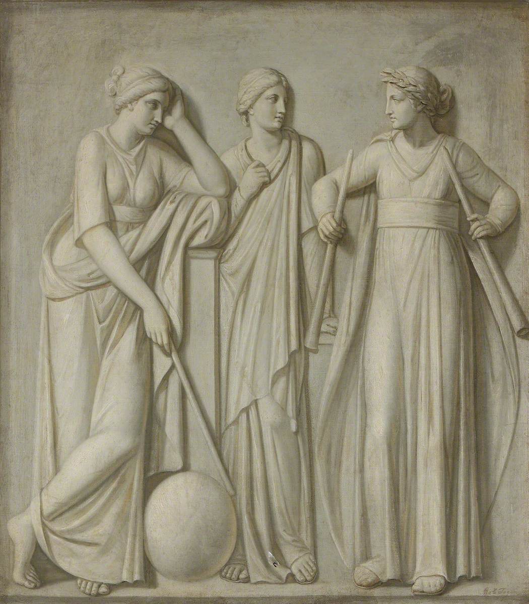 Robert Fagan, The Muses: Urania, Erato and Calliope