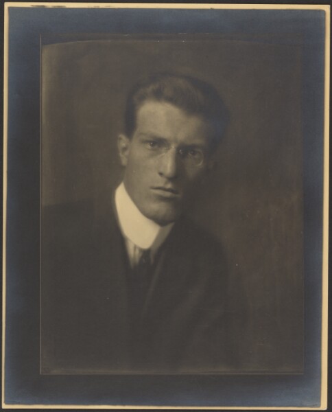 Louis Fleckenstein, [Portrait of a Man with High Collar]