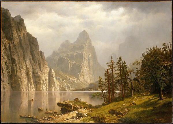 Albert Bierstadt, Merced River, Yosemite Valley