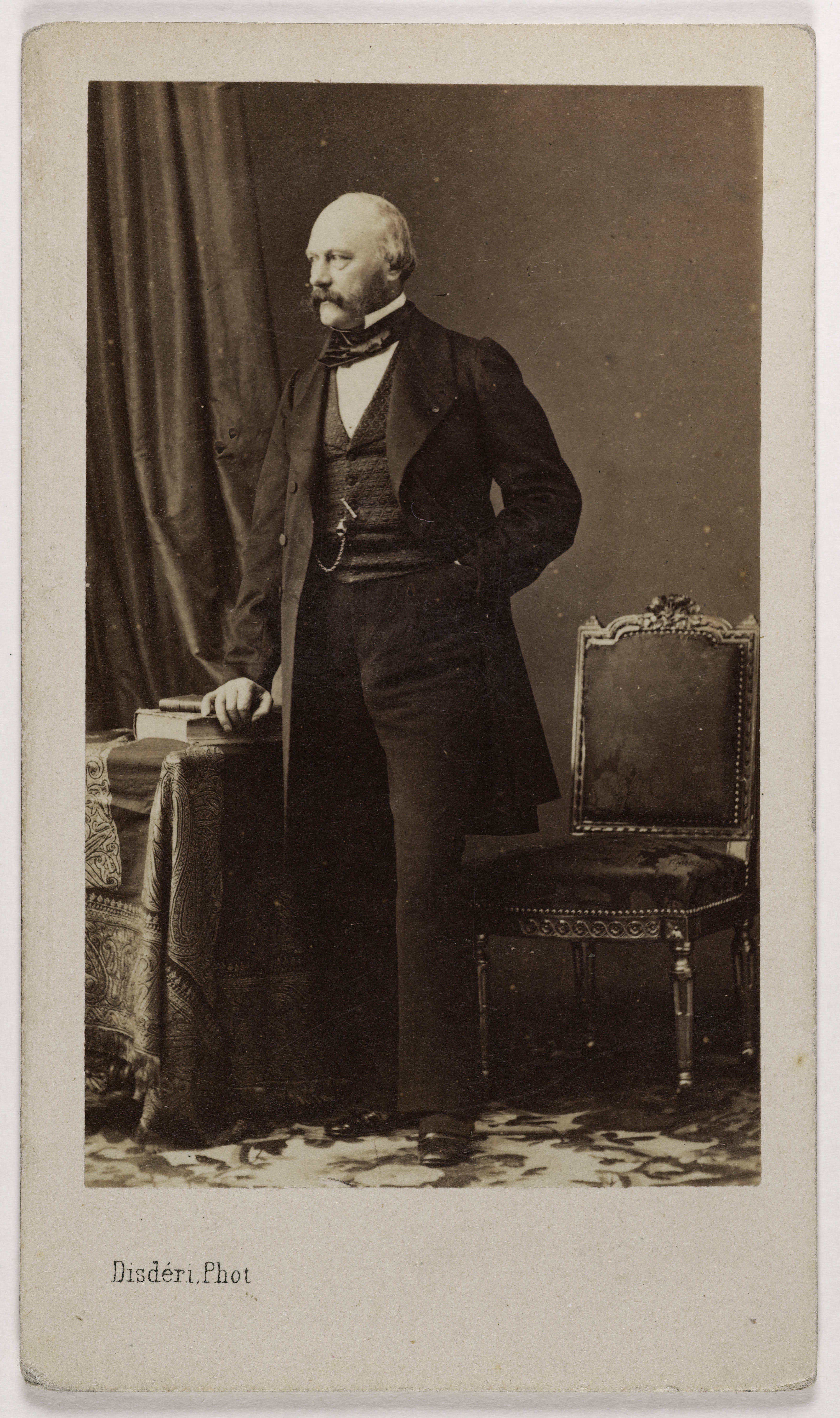 André-Adolphe-Eugène Disdéri, Portrait de Symphorien Casimir Joseph Edouard Boittelle ou Boitelle (1813-1897), (préfet de police, homme politique)