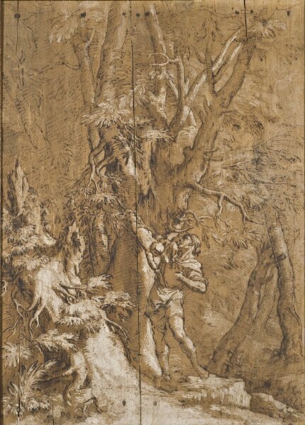 Salvator Rosa, Den övergivne Oidipus
