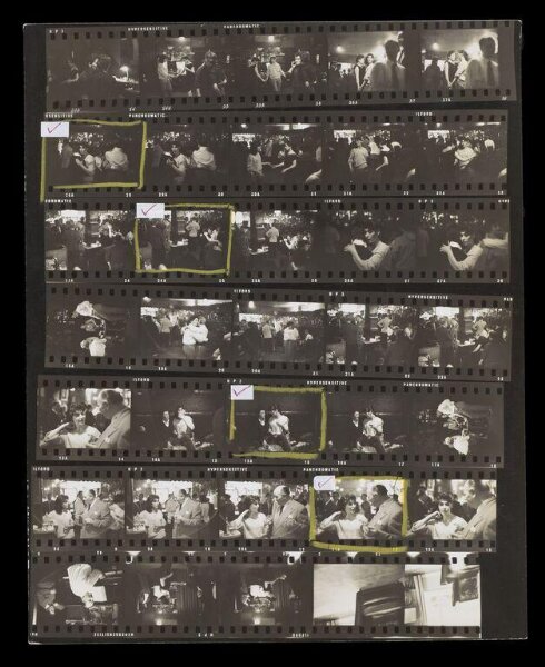 Hardy, Bert, Contact sheet - Chelsea