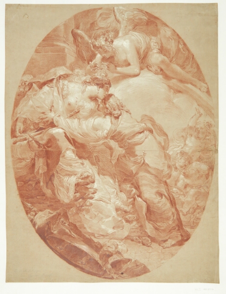 Gaetano Gandolfi, Didos død. Oval komposition
