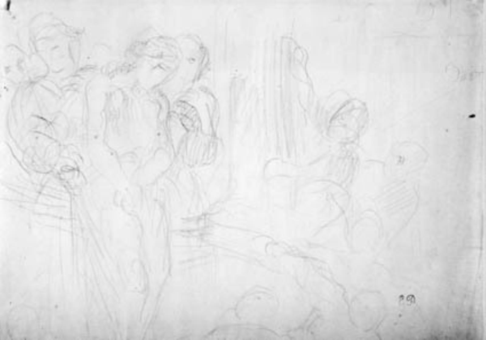 Eugène Delacroix, Figurstudier