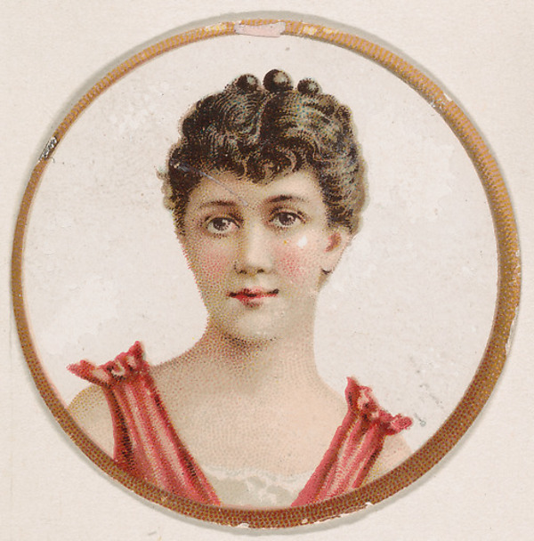 Kinney Brothers Tobacco Company, Portrait of woman, from the Novelties series (N228, Type 2) issued by Kinney Bros.