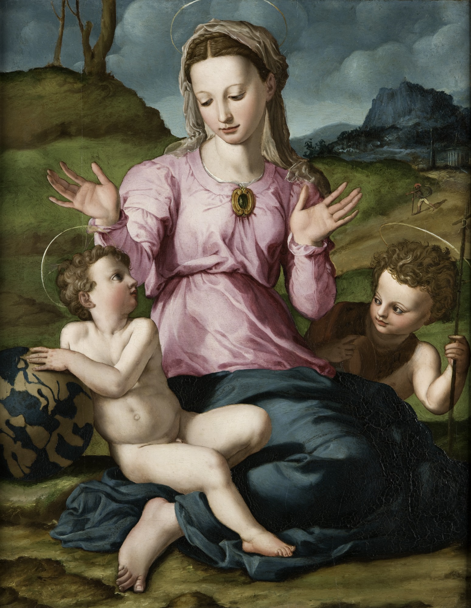 Bronzino, Madonna and Child with Saint John the Baptist