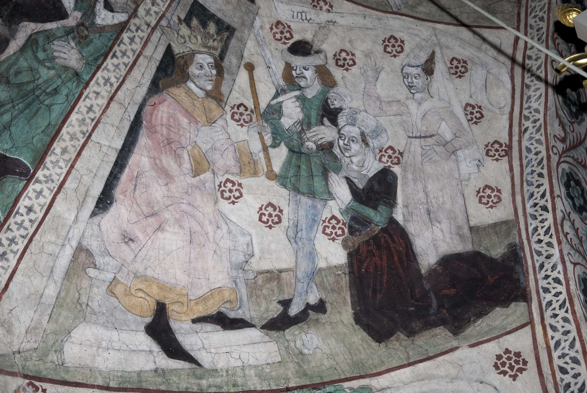 Bengt Backlund, Kalkmålning i Täby kyrka, Uppland 2009
