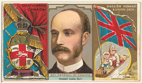 W. Duke, Sons & Co., Governor General of Canada, from the Rulers, Flags, and Coats of Arms series (N126-1) issued by W. Duke, Sons & Co.