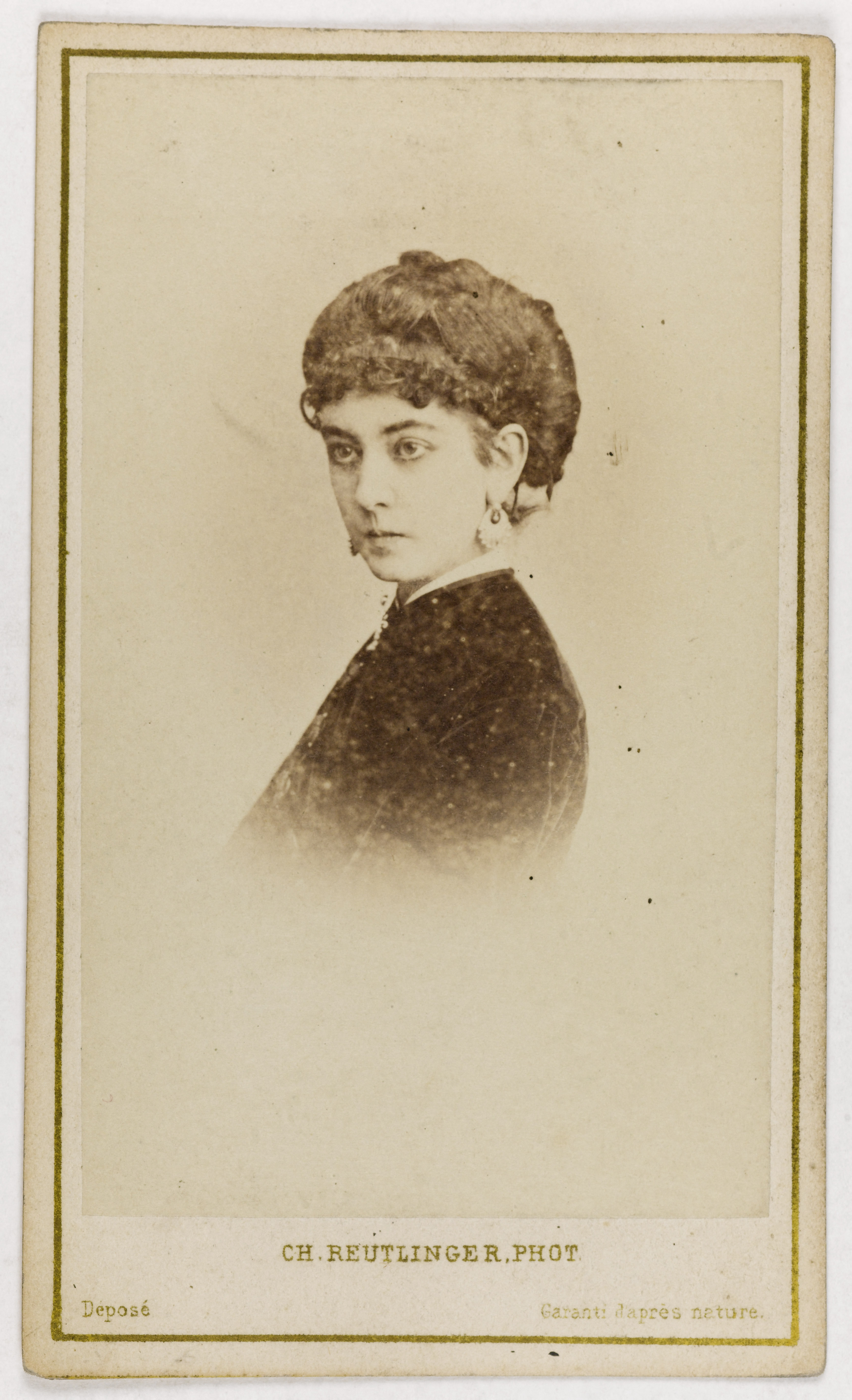 Charles Reutlinger, Portrait de Mme Valentine, actrice