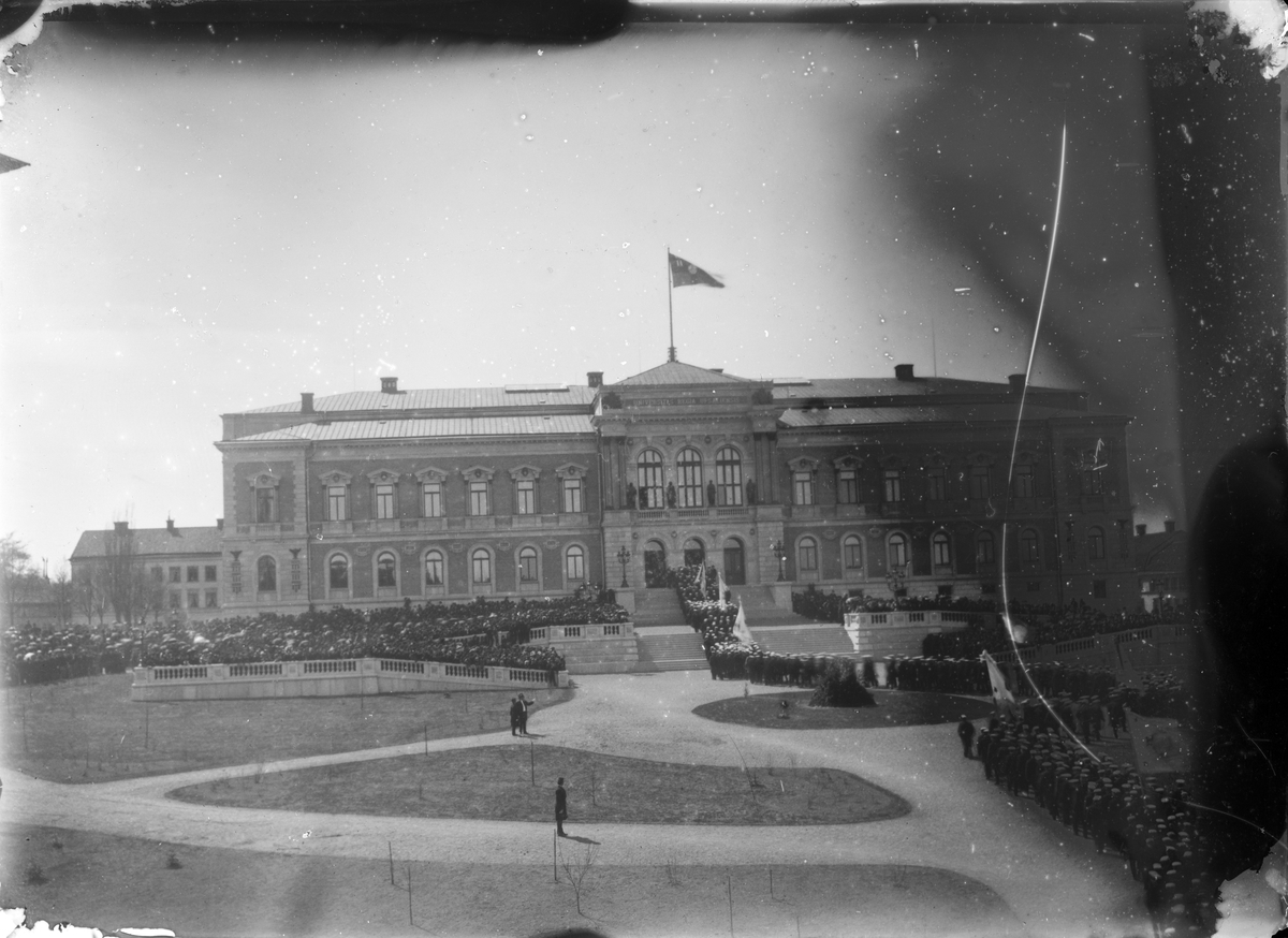 Henri Osti's Fotografiateliér, Universitetshuset invigs, Uppsala 1887