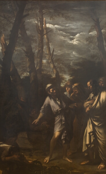 Salvator Rosa, Diogenes, der bortkaster sin skål