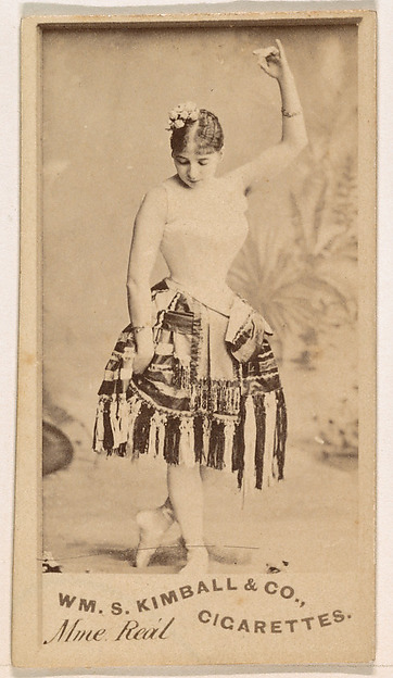 William S. Kimball & Company, Mme Real, from the Actresses series (N203) issued by Wm. S. Kimball & Co.