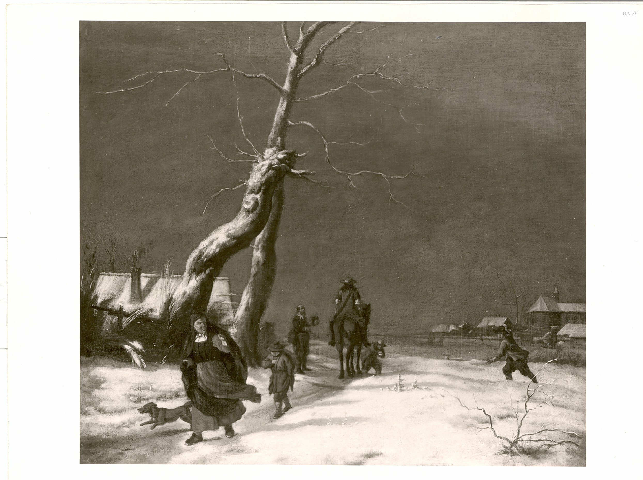 Adriaen van de Velde, Winterscape