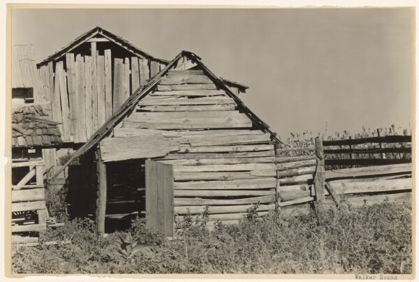 Walker Evans, [Barns on Frank Tengle's Farm]/[Barns on the Ricketts Farm]