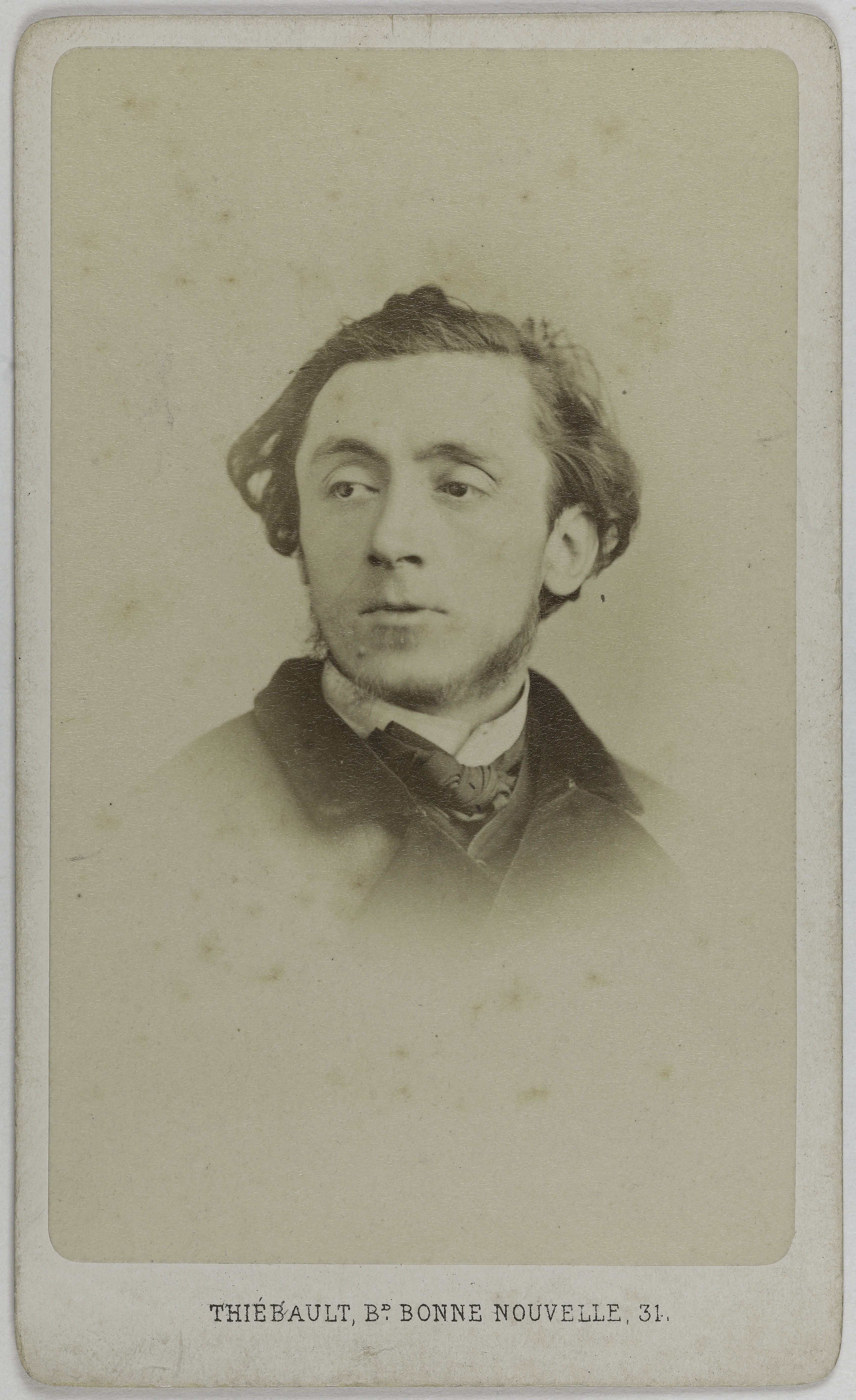 Bacard Fils, Portrait d'Abel Peyrouton (1841- ), (Journaliste, avocat, membre de la Commune, condamné à 5 ans de détention)