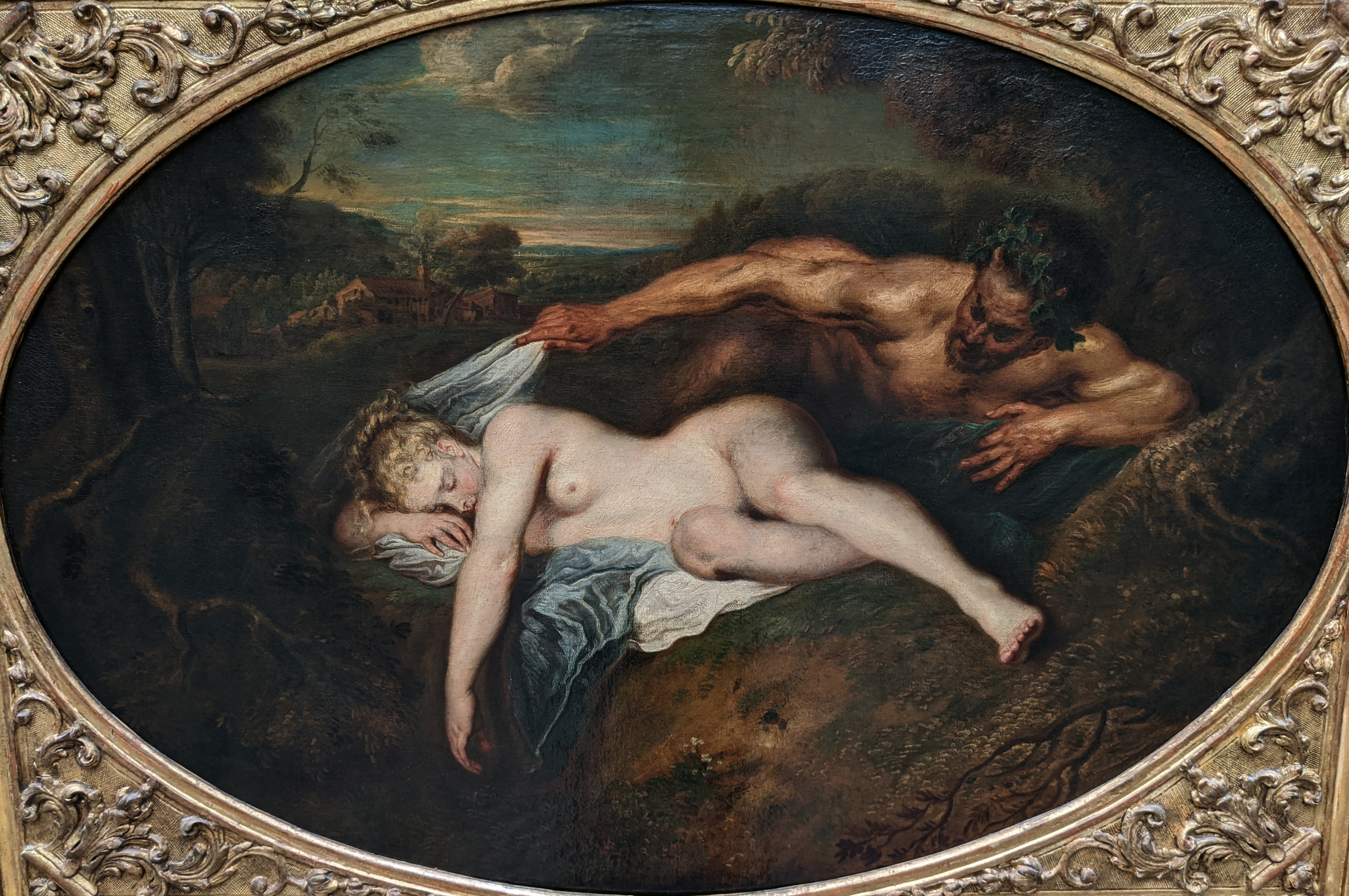 Jean-Antoine Watteau, Nymph and Satyr