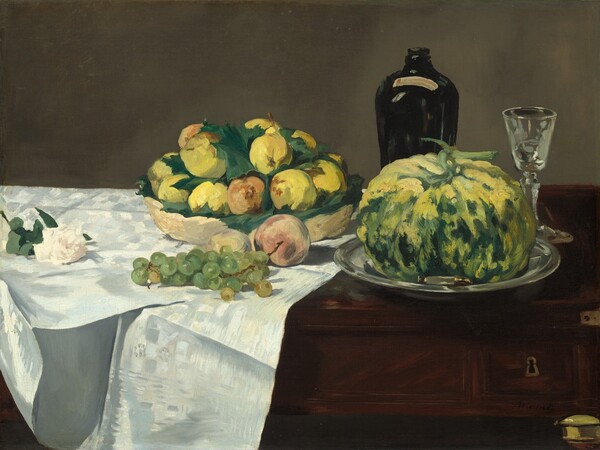 Edouard Manet, Still Life with Melon and Peaches