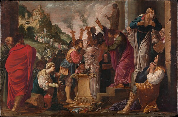 Jacob Pynas, Paul and Barnabas at Lystra