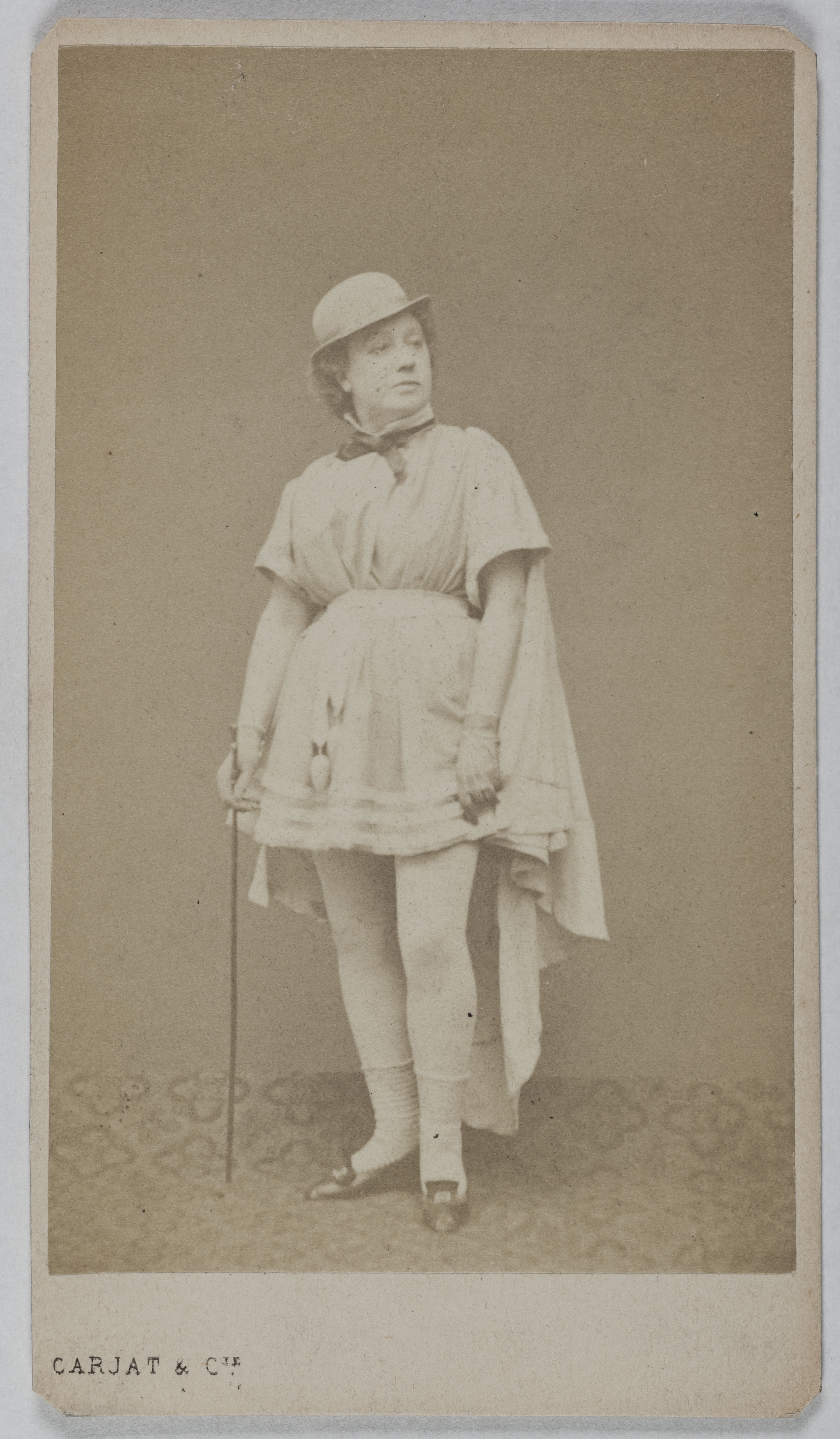 Carjat & Cie, Portrait d'Emilie Gaspari, épouse d'Auguste Gaspari , (actrice ?)
