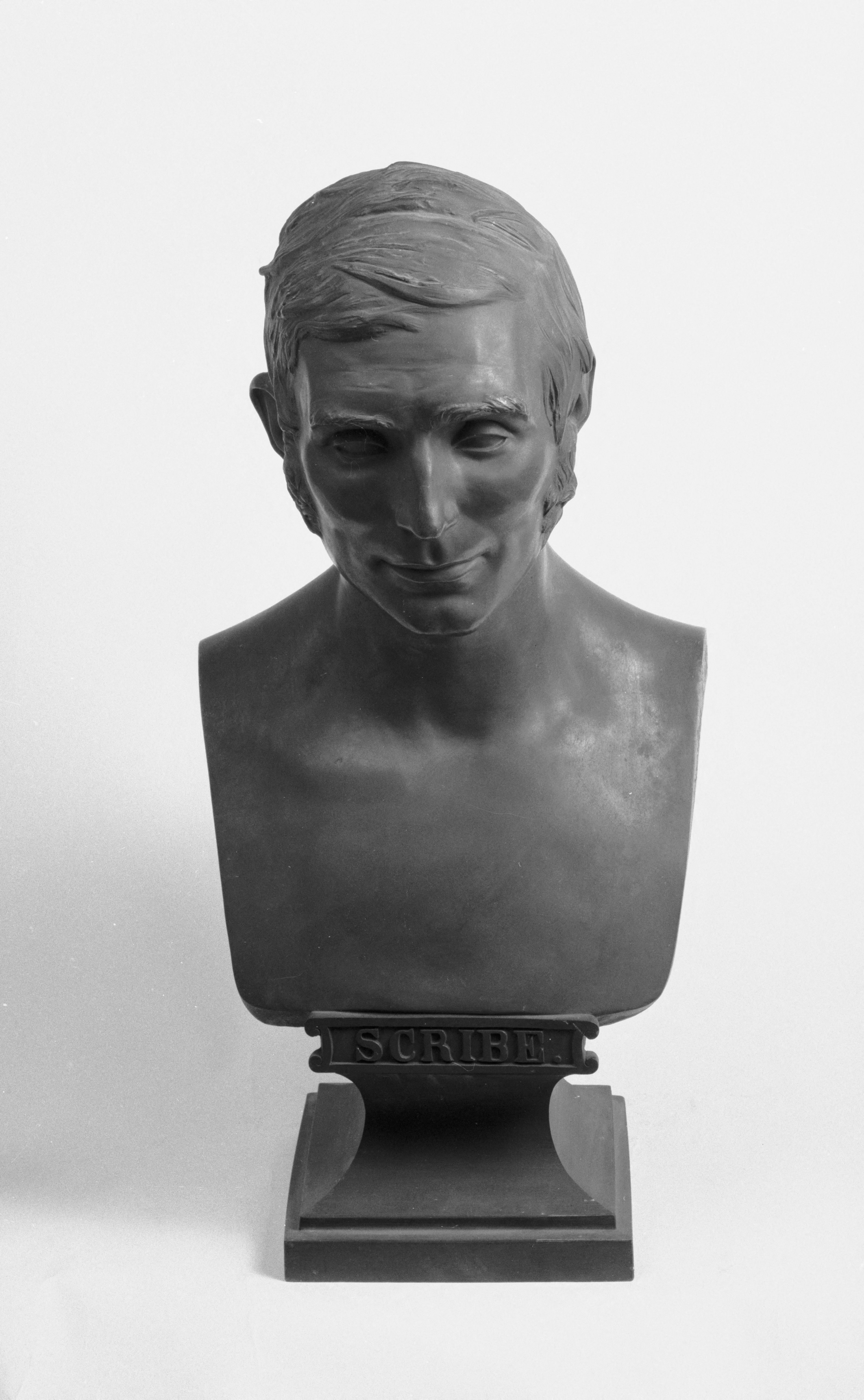 Jean Pierre Dantan, Portrait sérieux d'Augustin-Eugène Scribe (1791-1861), auteur dramatique.