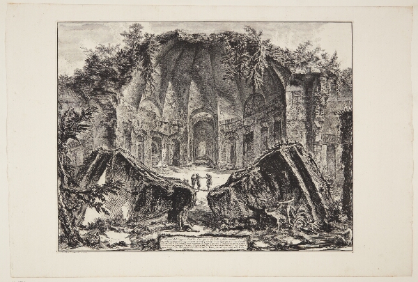 Giovanni Battista Piranesi, Resterne af den såkaldte Canopus i Hadrians Villa, Tivoli