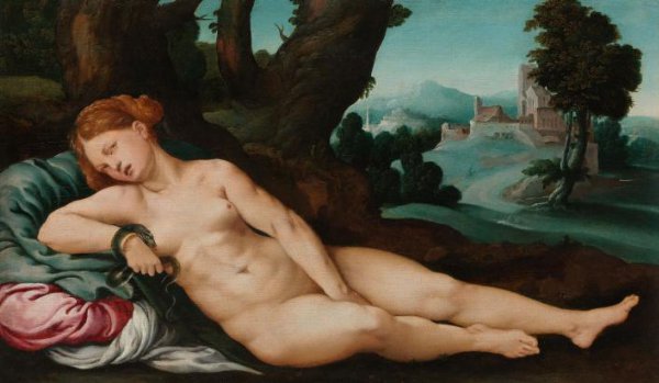Jan van Scorel, De stervende Cleopatra