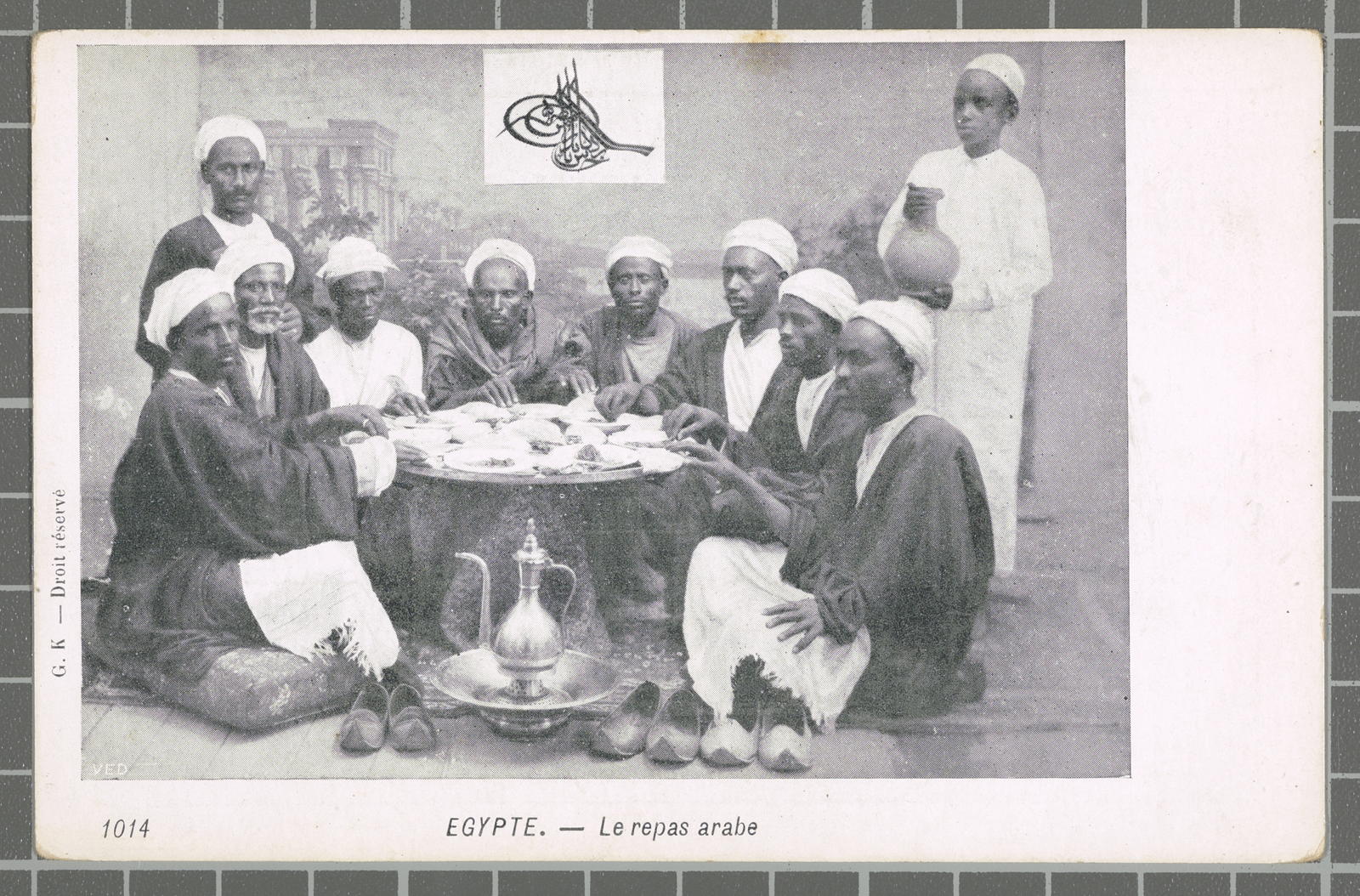 Desconegut, 1014 Egypte. - Le repas arabe