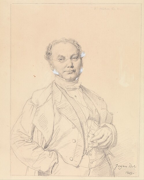 Jean Auguste Dominique Ingres, Dr. François Mêlier