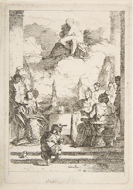 Jean Honoré Fragonard, The Banquet of Anthony and Cleopatra